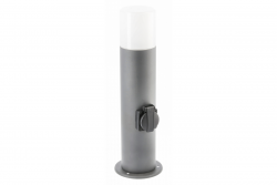 Dekor CORTA-P 40 trädgårdslampa E27 MAX.25W IP44 AC220-240V 50-60Hz uttag max. 3000W stolpe grafit. 1208963861