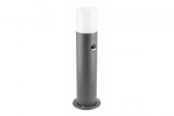 Dekor Trädgårdsarmatur CORTA-P PIR 40 E27 MAX.25W IP44 AC220-240V 50-60Hz stolpe grafit. 1208963862