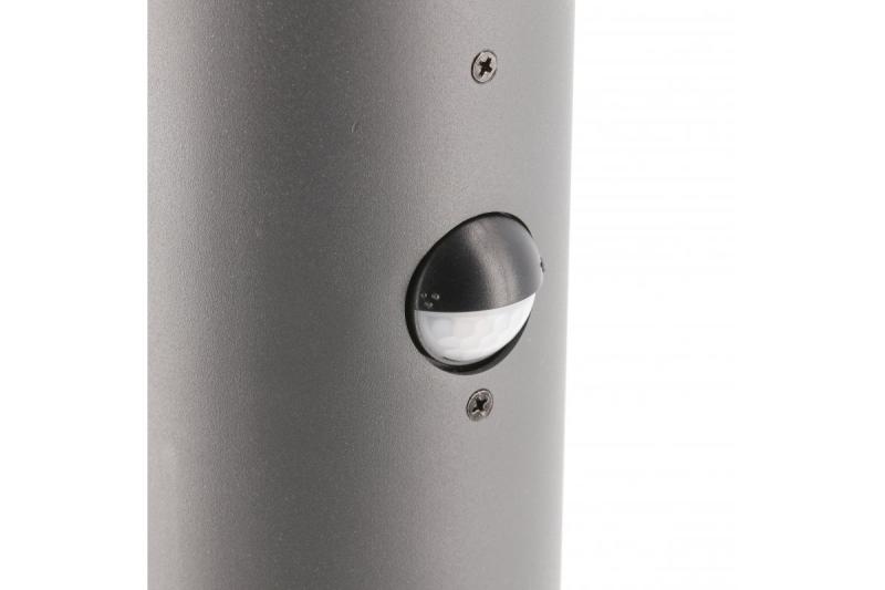 Dekor Trädgårdsarmatur CORTA-P PIR 40 E27 MAX.25W IP44 AC220-240V 50-60Hz stolpe grafit. 1208963862