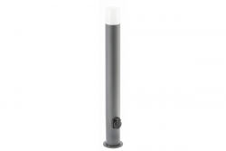 Decor CORTA-P 80 trädgårdslampa E27 MAX.25W IP44 AC220-240V 50-60Hz uttag max. 3000W stolpe grafit. 1208963864