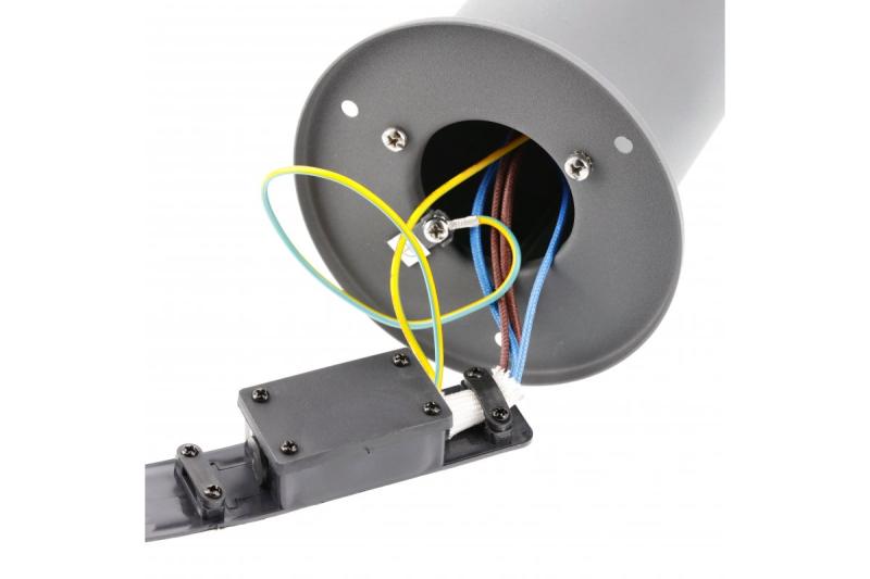 Decor CORTA-P 80 trädgårdslampa E27 MAX.25W IP44 AC220-240V 50-60Hz uttag max. 3000W stolpe grafit. 1208963864