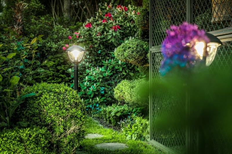 Dekor Trädgårdsbelysning GRANDE-P E27 MAX.60W IP54 AC220-240V 50-60Hz svart stolpe 1208963883