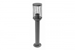 Dekor KERTA-P 50 trädgårdslampa E27 MAX.12W IP44 AC220-240V 50-60Hz stolpe grafit 1208963907