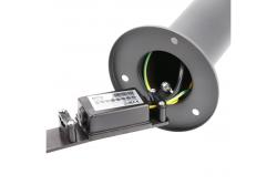 Dekor KERTA-P 50 trädgårdslampa E27 MAX.12W IP44 AC220-240V 50-60Hz stolpe grafit 1208963907