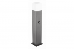 Dekor Trädgårdsarmatur LARGO-P PIR 50 E27 MAX.15W IP44 AC220-240V 50-60Hz stolpe grafit. 1208963920