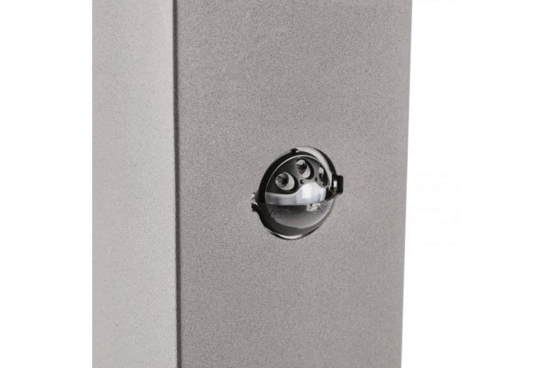 Dekor Trädgårdsarmatur LARGO-P PIR 50 E27 MAX.15W IP44 AC220-240V 50-60Hz stolpe grafit. 1208963920