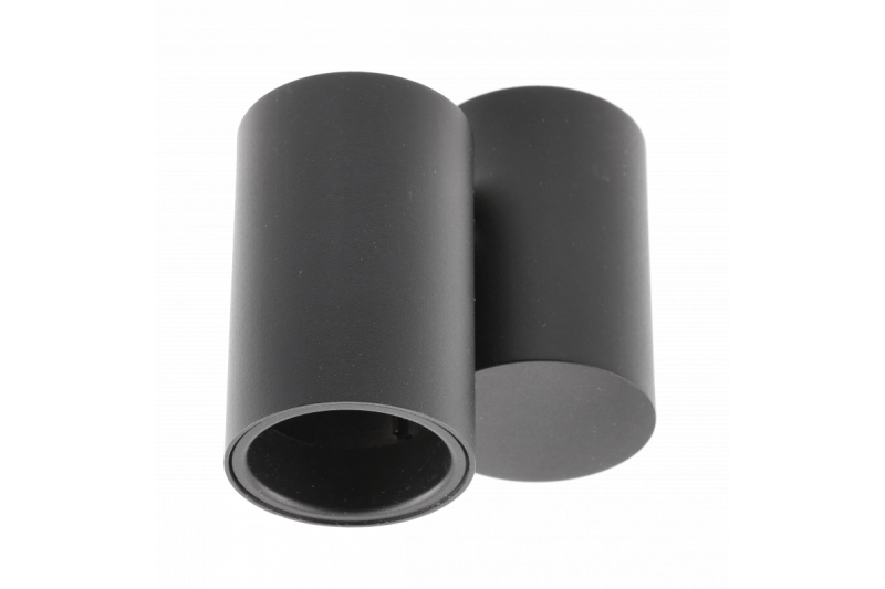 Dekor Takarmatur LUPO aluminium 11,6x5,6x11,5 IP20 1*GU10 max. 50W rund svart. 1208963928