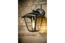 Dekor Trädgårdsarmatur MARINA-AD E27 MAX.20W IP54 AC220-240V 50-60Hz rak nedre vägglampa svart. 1208963929