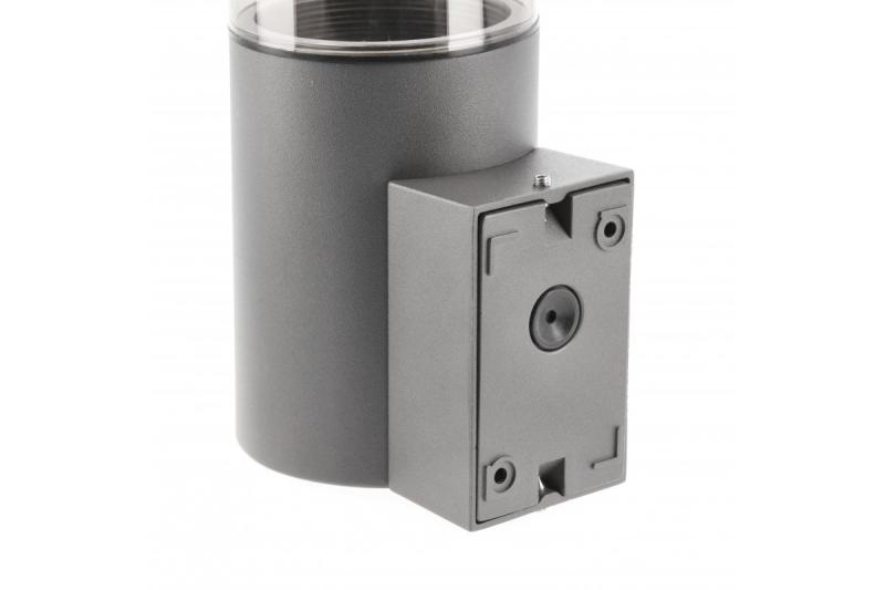 Dekorträdgårdsbelysning MEDIO-AU E27 MAX.15W IP54 AC220-240V 50-60Hz vägglampa grafit. 1208963937