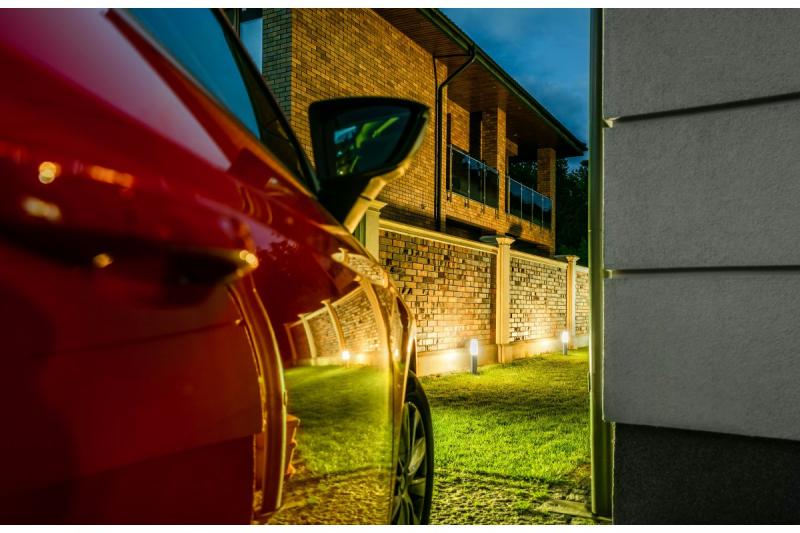 Decor Trädgårdsbelysning MILAN-P 45 E27 MAX.40W IP44 AC220-240V 50-60Hz stolpe rostfritt stål. 1208963944