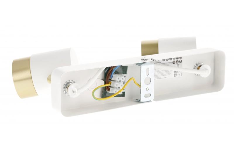 Dekor Takarmatur ORIO aluminium 24.0x5.5x14.0 IP20 2*GU10 max. 50W rund vit. 1208963964