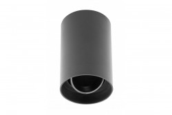 Dekor Taklampa armatur RESTO PC φ80x125mm IP20 max 20W rund svart. 1208963985