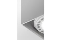 Dekor Takarmatur SAKURA alum. 120x120x85 IP20 ES111 GU10 fyrkantig vit 1208963992
