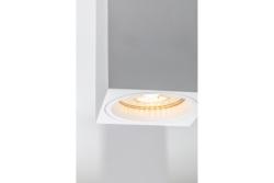 Dekorationslampa ytmonterad SENSA MINI aluminium 70x70x115 IP20 max 50W fyrkantigt vitt hölje. 1208964014