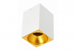 Dekor Takarmatur TENSA aluminium. 90x90x140 IP20 GU10 fyrkantig vit. 1208964021