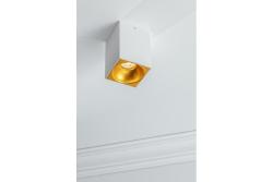 Dekor Takarmatur TENSA aluminium. 90x90x140 IP20 GU10 fyrkantig vit. 1208964021
