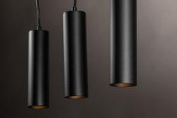 Dekor Upphängd armatur TRESOS II 3xGU10 aluminium IP20 max. 3x20W svart. 1208964030