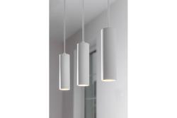 Dekor Upphängd armatur TRESOS II 3xGU10 aluminium IP20 max. 3x20W vit. 1208964031