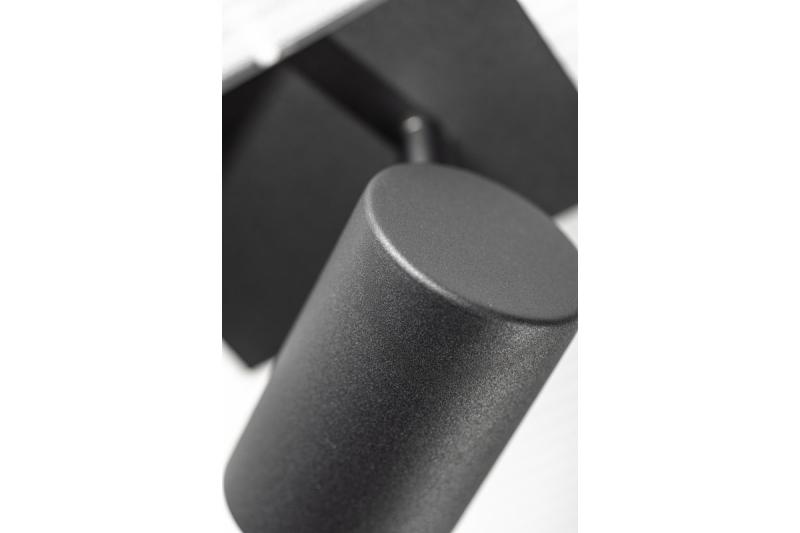 Dekor Takarmatur VENETO IP20 max. 20W 1 x GU10 rund svart. 1208964036