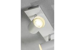Dekor Takarmatur VENETO IP20 max. 20W 2 x GU10 rund vit. 1208964037