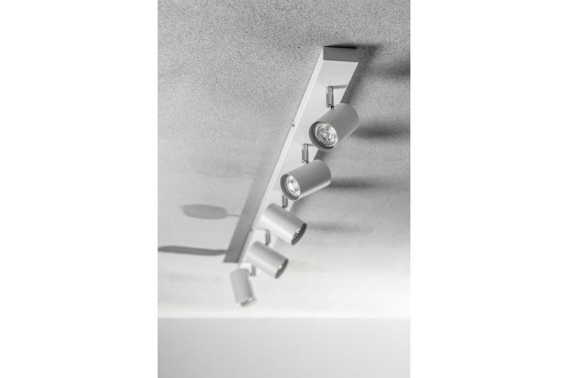 Dekor Takarmatur VENETO IP20 max. 20W 5 x GU10 rund vit 1208964043