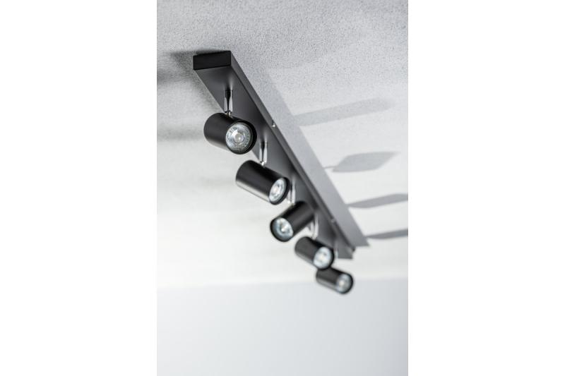 Dekor Takarmatur VENETO IP20 max. 20W 5 x GU10 rund svart. 1208964044