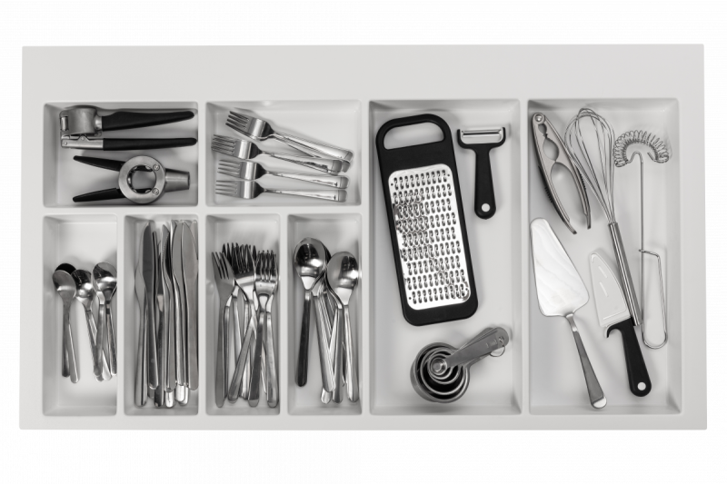 Decor Cutle Besticklåda Insats för Kökslåda 900 Vit 1208966381