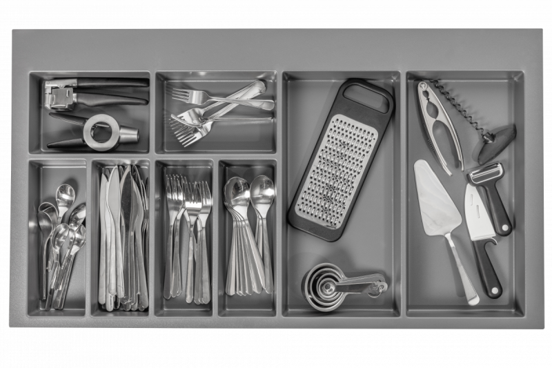 Decor Cutle Besticklådor Insats för Kökslåda 900 Antracit 1208966382