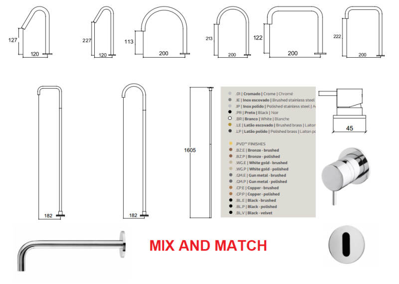 Waterevolution Flow inbyggd tvättställ infraröd sensor på batterier borstad koppar T118EBCPE