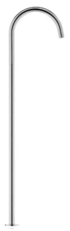 Waterrevolution Flow fristående tvättställsblandare pip PVD Borstad ljus guld T1677WGE