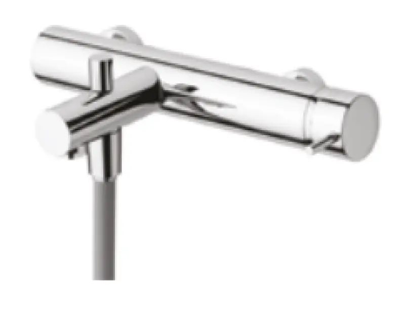 Waterevolution Flow badblandare med handduschset PVD borstad ljusguld T130WGE