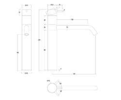 Waterevolution Flow köksblandare PVD Light Gold T150WGE