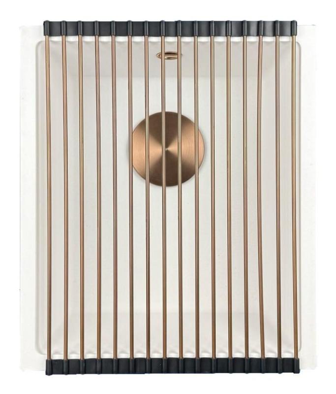 GraniteMy Universal granit vit diskho 34x40 cm vit toppmonterad undermonterad och planmonterad med kopparplugg 1208967148