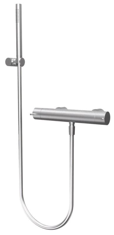 Waterevolution Flow duschtermostat med duschset rostfritt stål T140TNIE