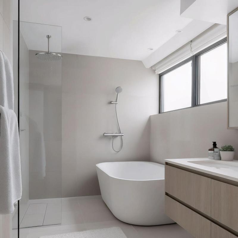 Waterevolution Flow duschtermostat med duschset rund RVS T140TNRIE