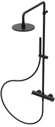 Waterevolution Flow duschset med regndusch mattsvart T141NPR