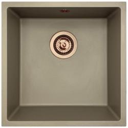 GraniteMy Universal granit taupe diskho 40x40 cm för ovanpåliggande, underlimmad och planlimmad montering med kopparplugg 1208967214