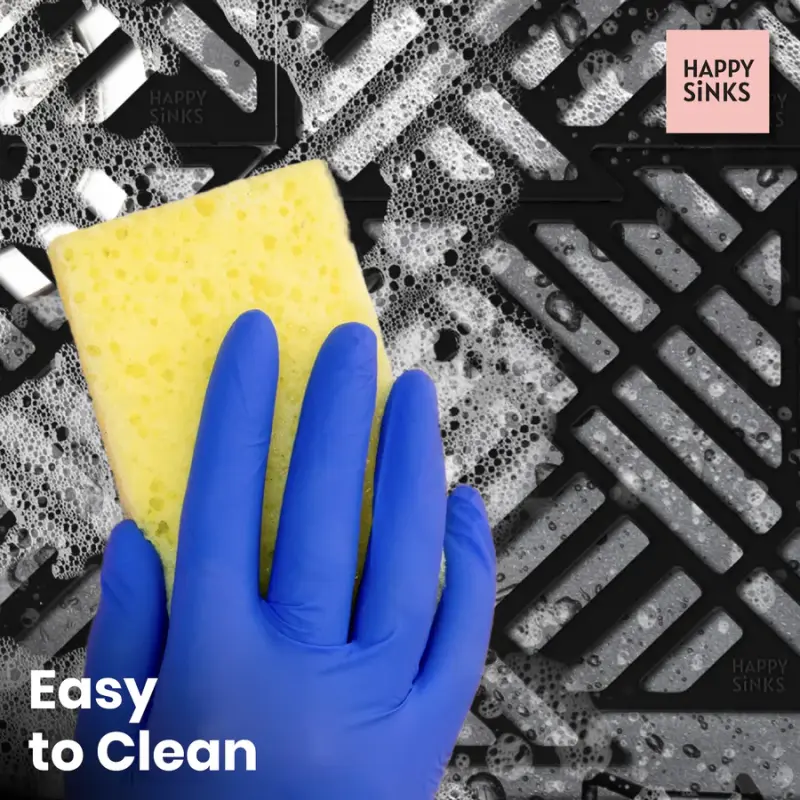 Magisso Happy Sink Pussel Svart Diskbänksskydd 4 stycken för diskho svart 32,5 x 32,5 cm 1208967385