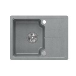 Quadri Kendal grå granit diskho 58x44cm med avrinning 1208967404