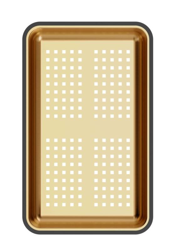 Quadri kopparavfallsbehållare 38x23 cm för Newport diskhoar 1208967505