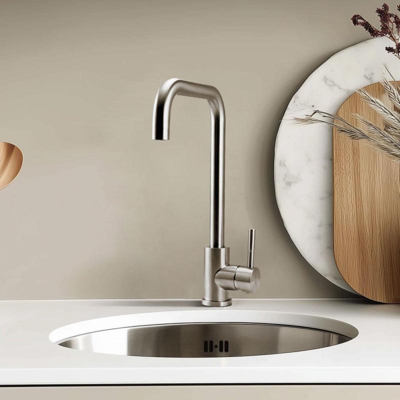 Pure.Sink Elite Steel Pure köksblandare rostfritt stål PS8010-02