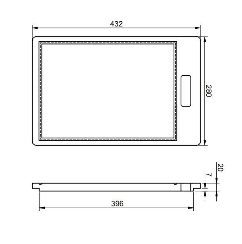 Pure.Sink Prestige skärbräda trä PPGCB40-23