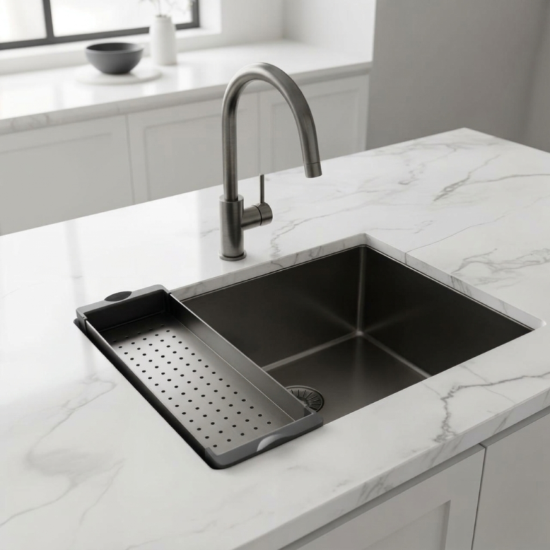 Pure.Sink Exclusivo Insats till diskho Gun Metal COL-GunMetal