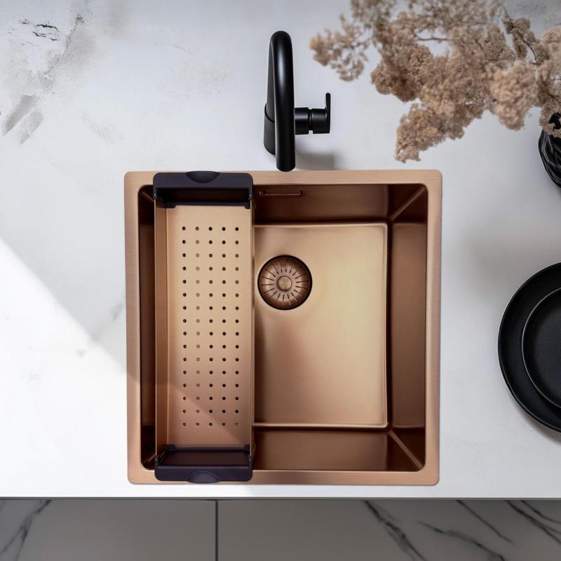 Pure.Sink Prestige insats diskho Koppar PPGCL40-62