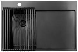 Pure.Sink Prestige rullmat diskho Gun Metal PPGRM40-61