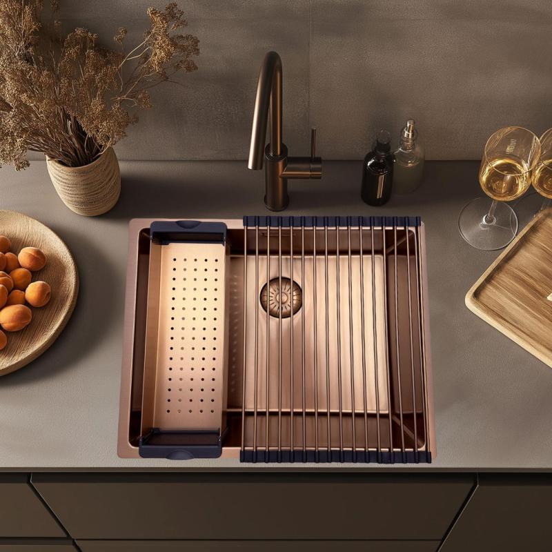 Pure.Sink Prestige rullmat diskho Koppar PPGRM40-62