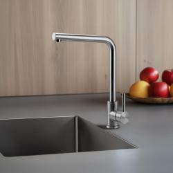 Pure.Sink Elite Steel Spark köksblandare rostfritt stål PS8040-02