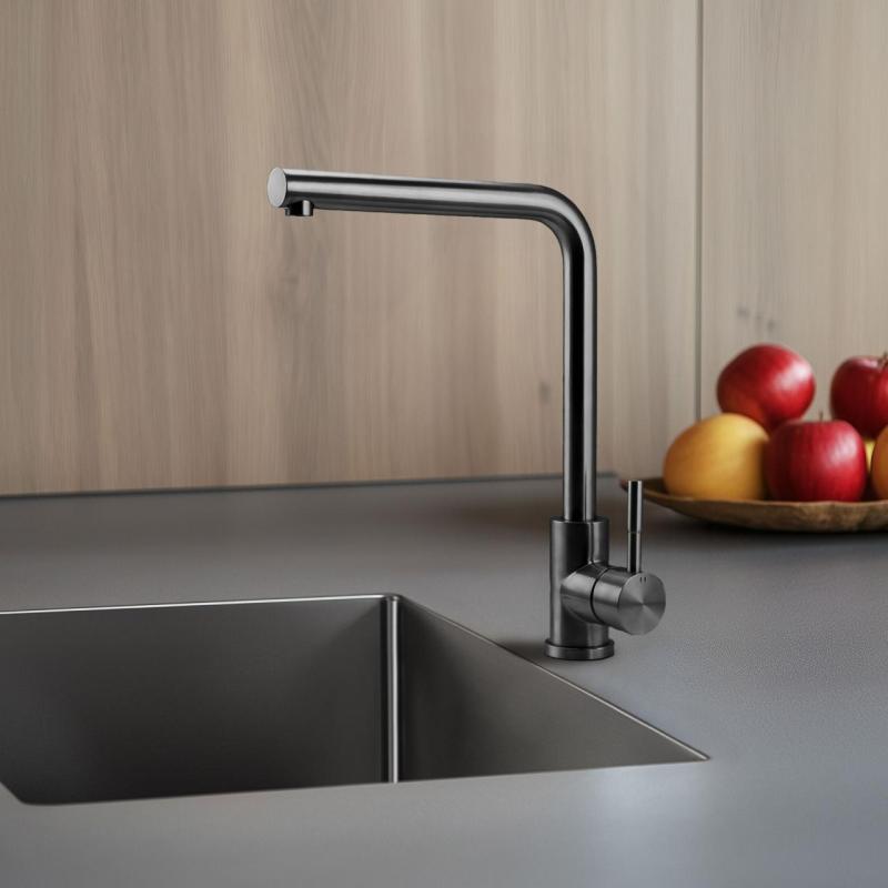 Pure.Sink Elite Steel Spark köksblandare PVD Gun metal PS8040-61