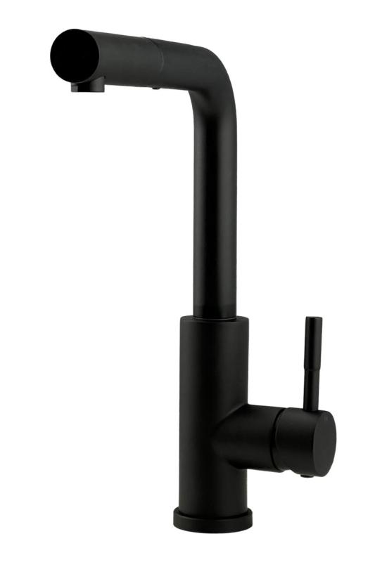Pure.Sink Elite Steel Spark-S köksblandare Matt svart med utdragbar pip PS8041-10