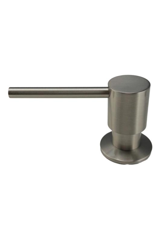 Pure.Sink Elite Steel Shine inbyggd tvålpump rostfritt stål påfyllbar uppifrån PS9010-02